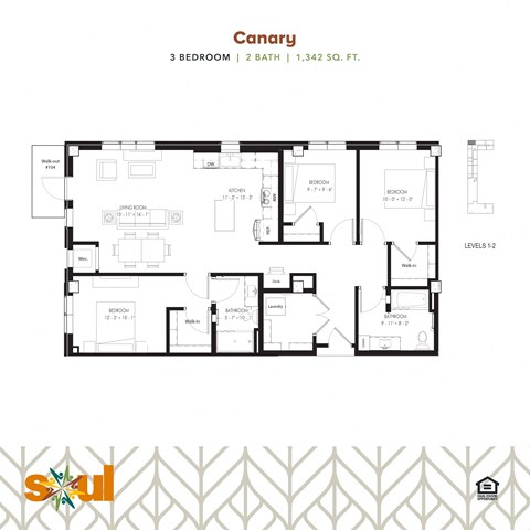 the floor plan of the condo